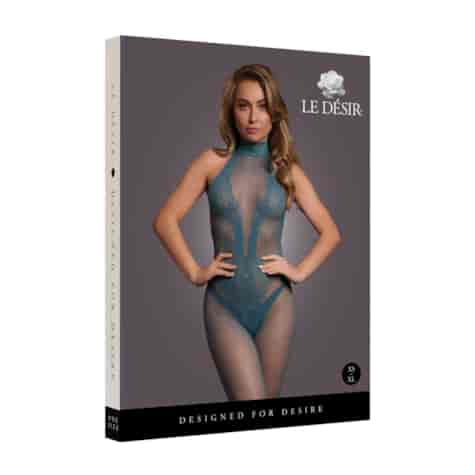 Fishnet and Lace Bodystocking - One Size
