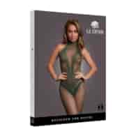 Fishnet and Lace Bodystocking - One Size