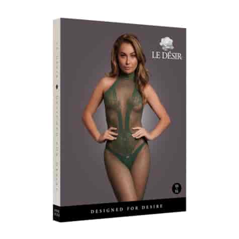 Fishnet and Lace Bodystocking - One Size