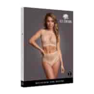 Duo Net Key-Hole Bra Set - One Size