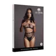 Duo Net Key-Hole Bra Set - One Size