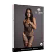Net High Neck Bodystocking - One Size