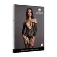 Criss Cross Neck Bodystocking - One Size