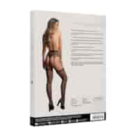 Garterbelt Stockings with Lace Top - One Size