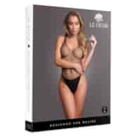 Body with Fishnet Structure - OS - Black