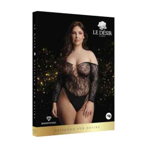 Wonder Rhinestone Bodysuit - Plus Size