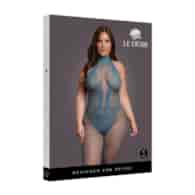 Fishnet and Lace Bodystocking - Queen Size
