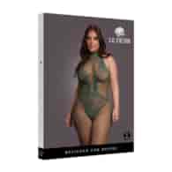 Fishnet and Lace Bodystocking - Queen Size