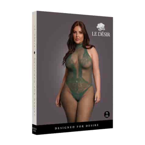 Fishnet and Lace Bodystocking - Queen Size
