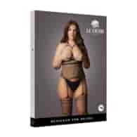 Strappy Suspender Bodystocking - Plus Size