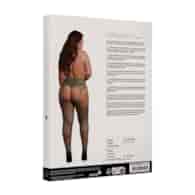 Fishnet and Lace Garterbelt Stockings - Queen Size