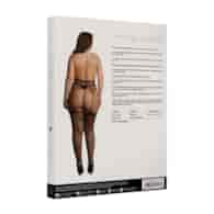 Garterbelt Stockings with Lace Top - Plus Size
