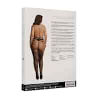Garterbelt Stockings with Open Design - Plus Size