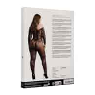 Bodystocking with Off-Shoulder Long Sleeves - OSX - Black