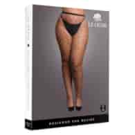 Panty with Big Fishnet Structure - OSX - Black