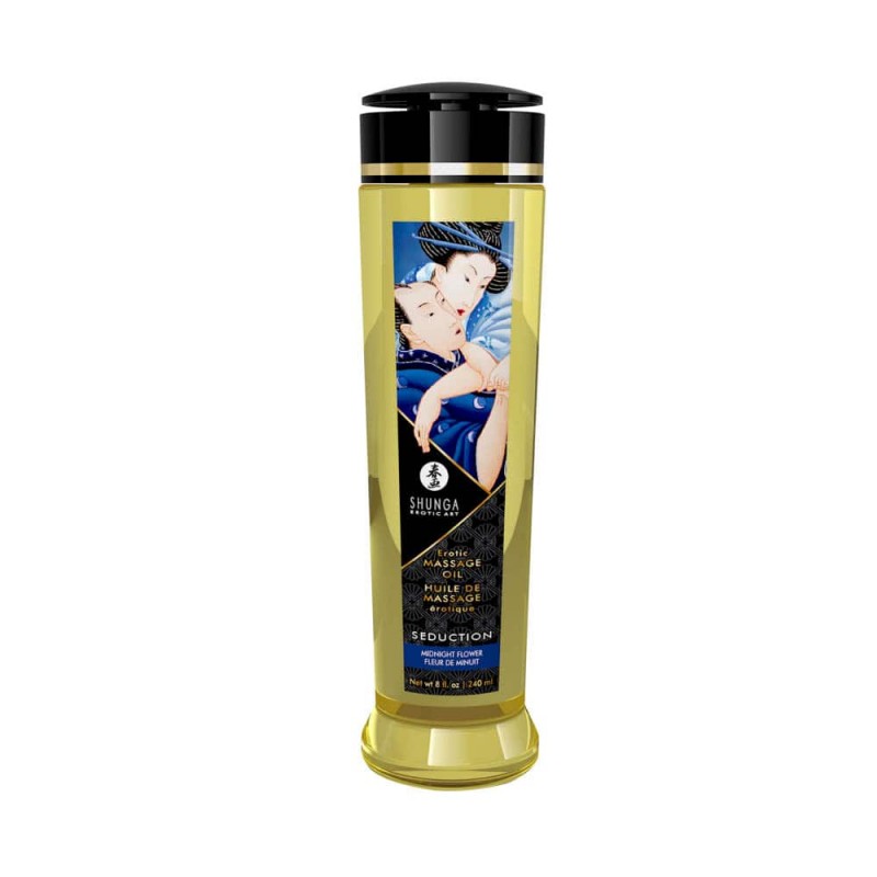 Olejek do masażu Seduction Midnight Flower 240ml Shunga — zdjęcie 4