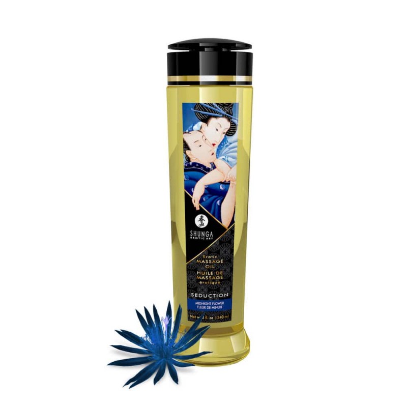 Olejek do masażu Seduction Midnight Flower 240ml Shunga — zdjęcie 5