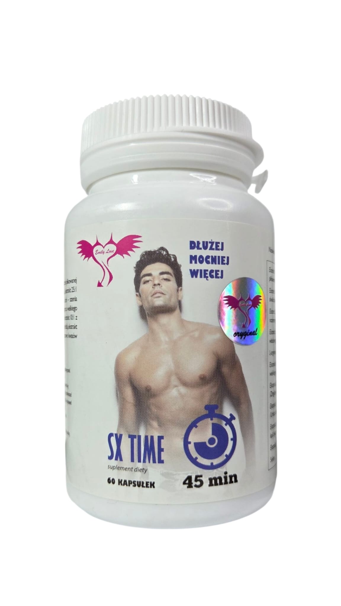 Emily Love - SX Time Suplement dla mêzczyzn opóniaj¹cy wytrysk 60 kaps.