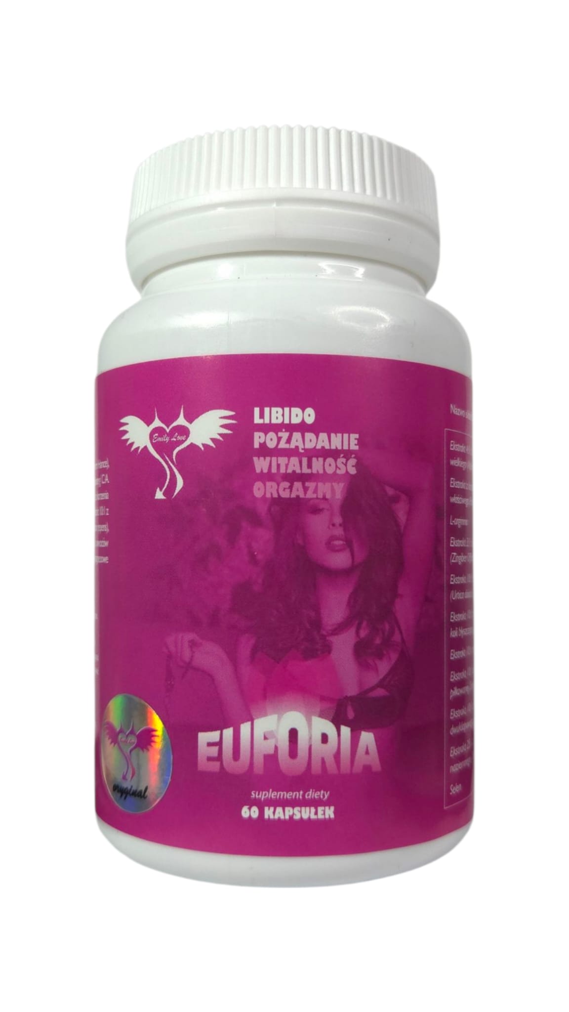 Emily Love - Euforia Caps suplement diety dla kobiet podnosz¹cy libido 60 kaps.