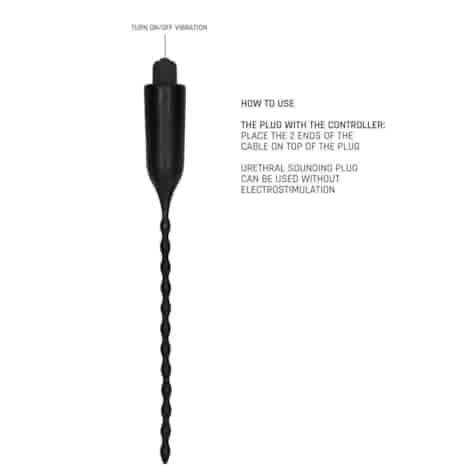 E-Stimulation Vibrating Urethral Sounding Plug