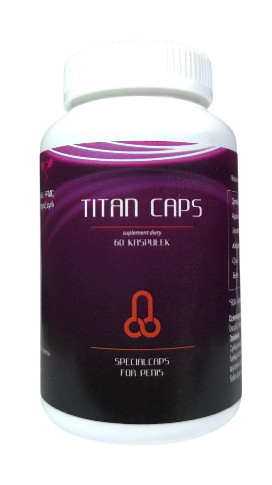 Emily Love - Titan Caps suplement wspomagaj¹cy erekcjê 60 kaps.