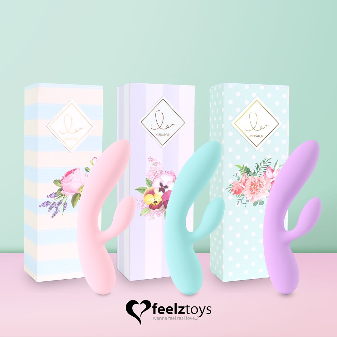 Feelztoys - Wibrator Lea Rabbit Fioletowy