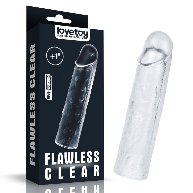 Nakładka na penisa Flawless 15,5 cm Lovetoy