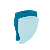 Kubeczki menstruacyjne Fun Cup Explore Kit - Multicolored Turquoise