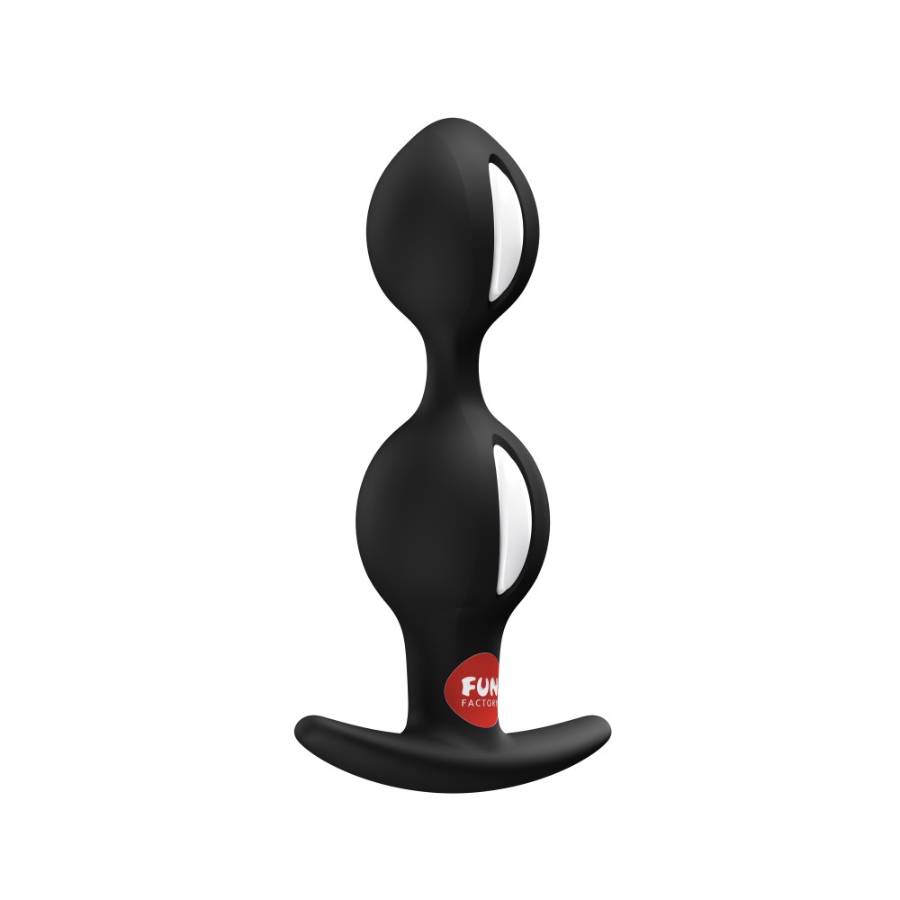 Korek analny B Balls Duo - Black — zdjęcie 2