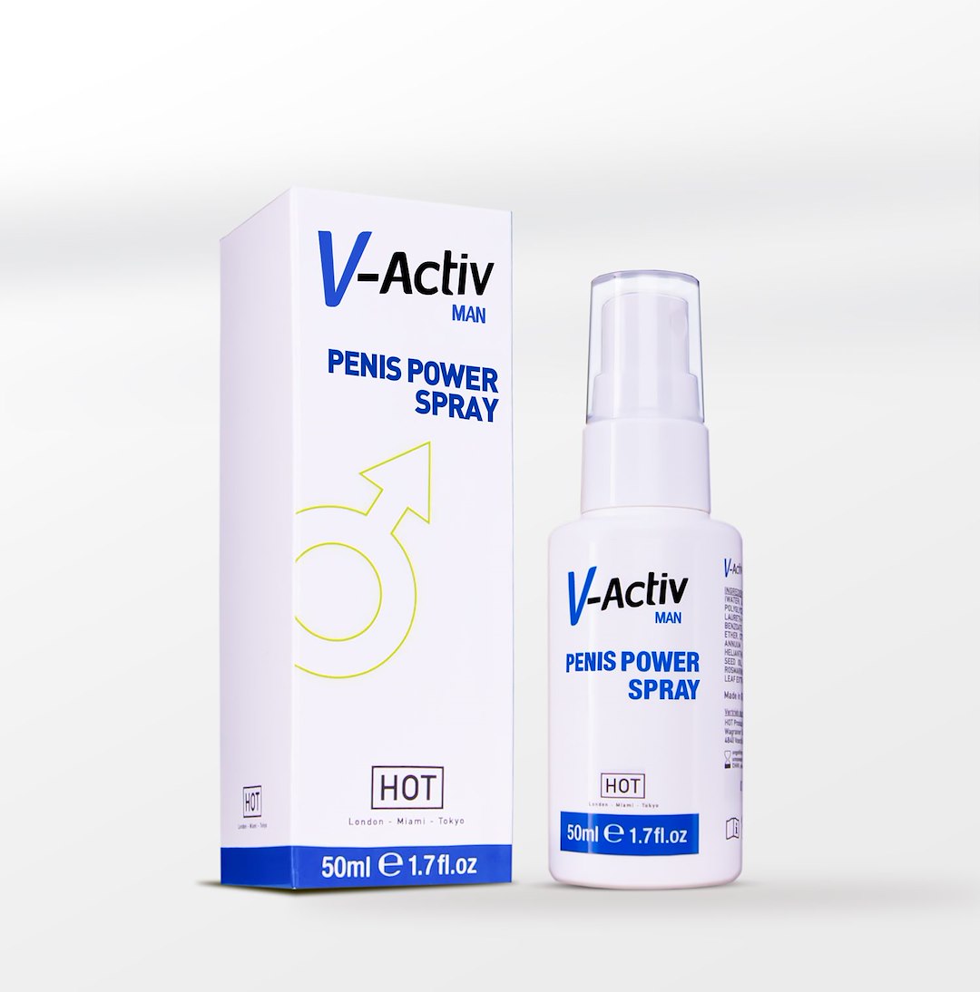 HOT V-Activ Penis Power Spray for men