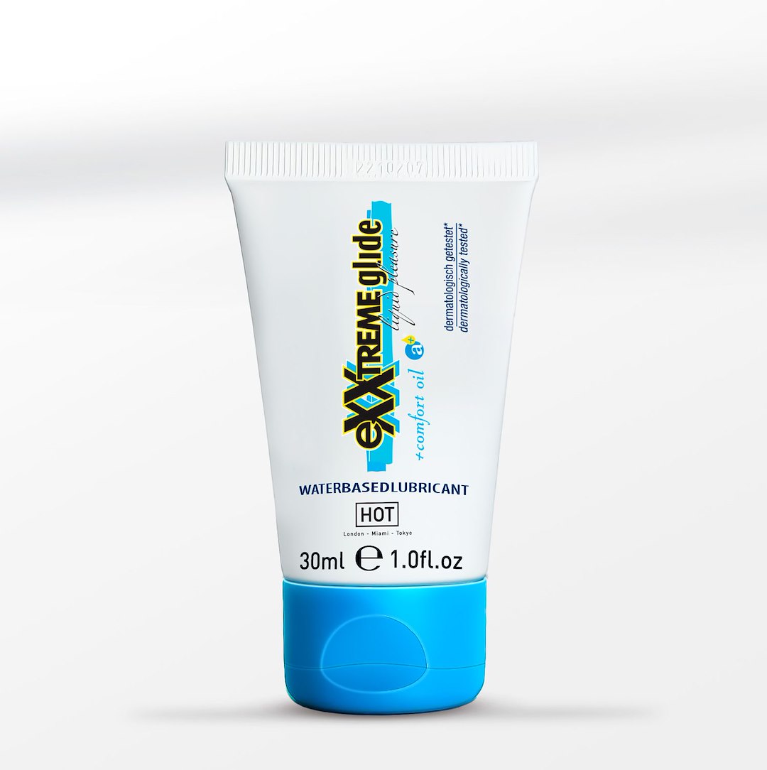 HOT eXXtreme Glide - waterbased lubricant + comfort oil a+
