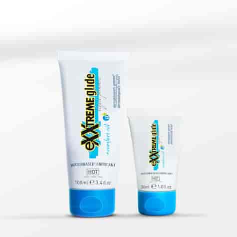 HOT eXXtreme Glide - waterbased lubricant + comfort oil a+