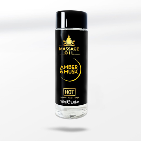 HOT Massage Oil  amber & musk