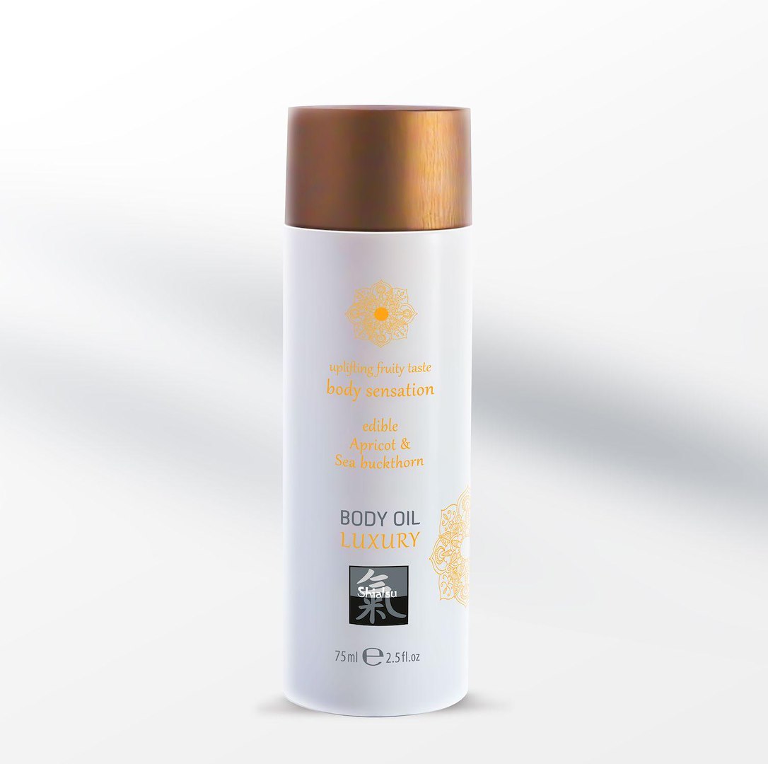 Shiatsu - Luxury Body oil edible - Apricot & Sea Buckthorn