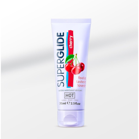 HOT Superglide edible lubricant waterbased - CHERRY