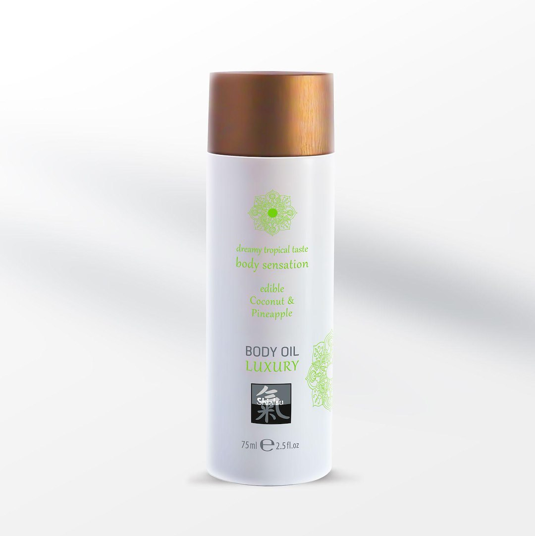 Shiatsu - Luxury Body oil edible - Coconut & Pineapple