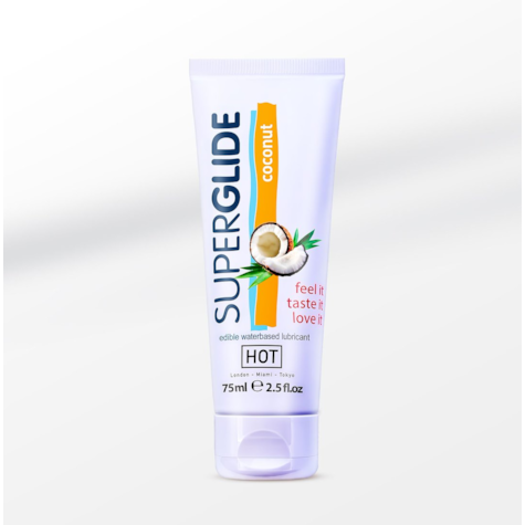 HOT Superglide edible lubricant waterbased - COCONUT