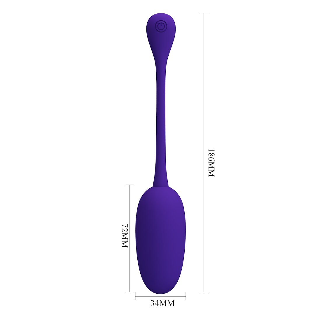 Jajeczko z wibracjami Knucker Purple Pretty Love — zdjęcie 6