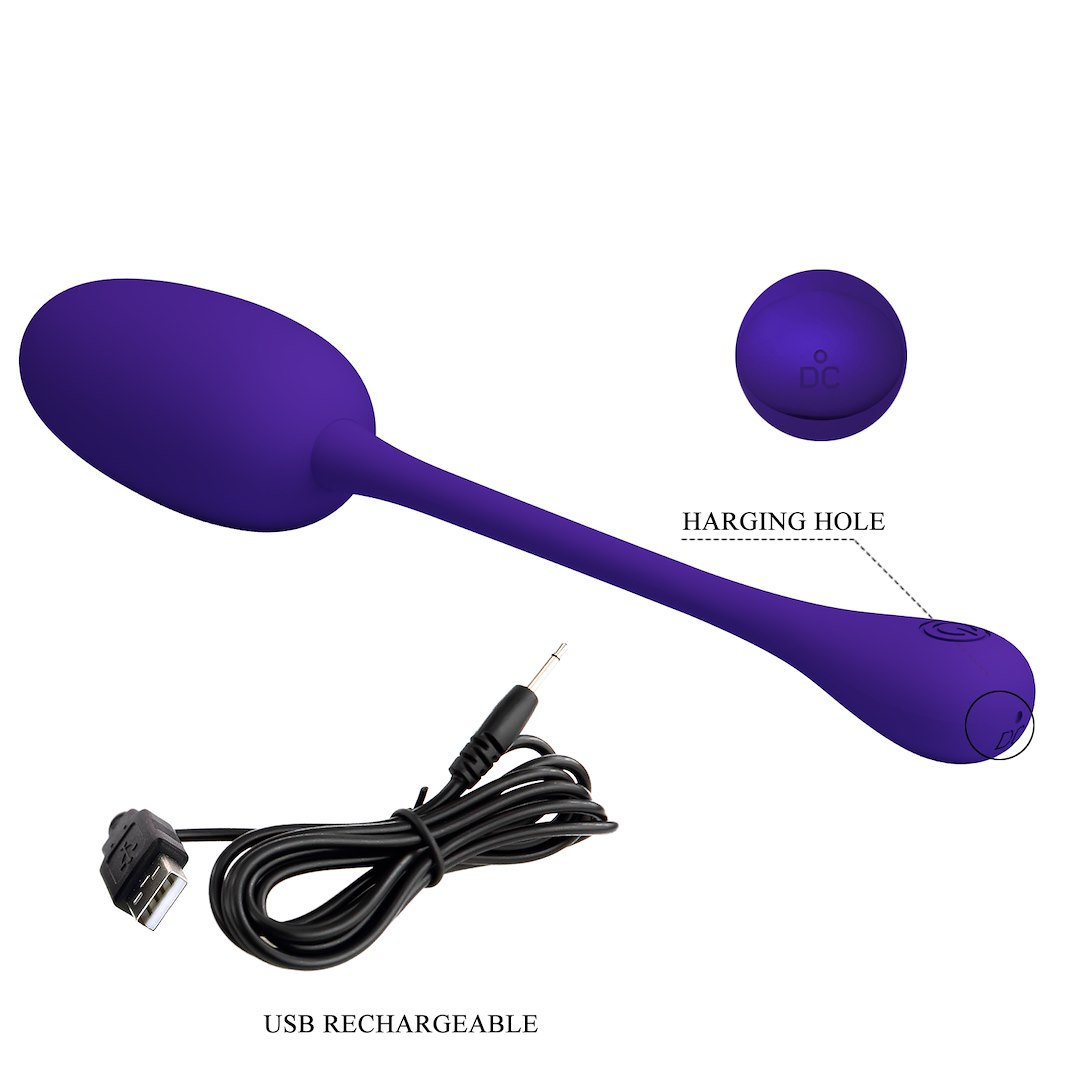 Jajeczko z wibracjami Knucker Purple Pretty Love — zdjęcie 8
