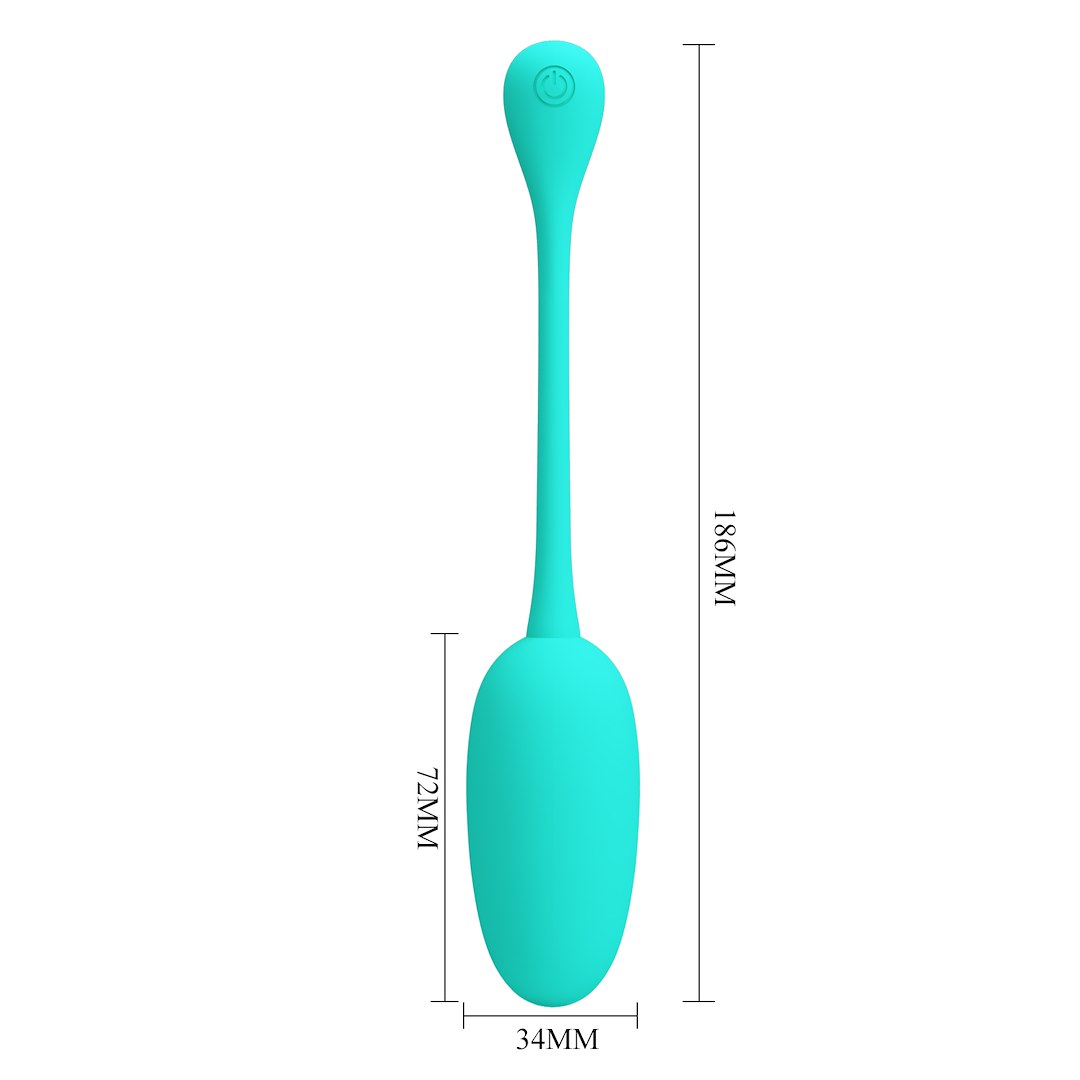 Jajeczko z wibracjami Knucker Green Pretty Love — zdjęcie 6