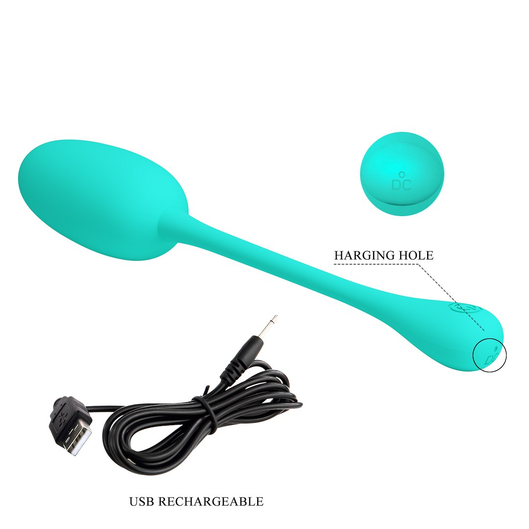 Jajeczko z wibracjami Knucker Green Pretty Love — zdjęcie 8