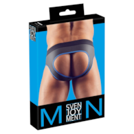 Majtki męskie Mat czarno niebieskie L