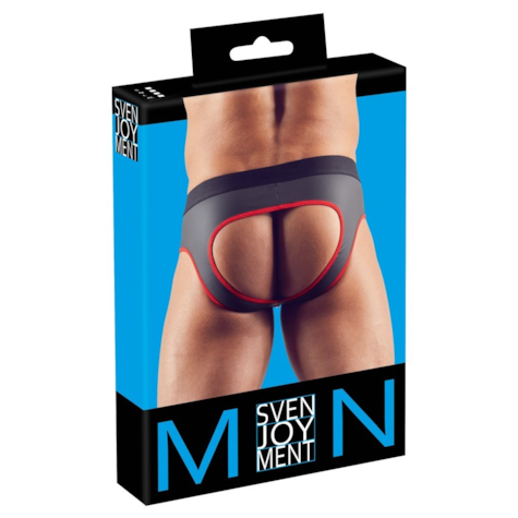 Majtki męskie Mat czarno-czerwone L