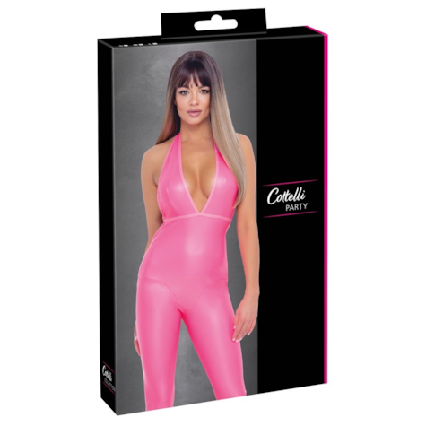 Jumpsuit hot pink L