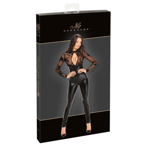 Jumpsuit Flock Print L