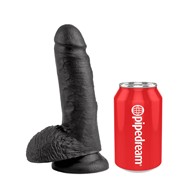 Dildo z przyssawką 18 cm King Cock