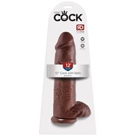 Dildo z przyssawką 30,5 cm King Cock