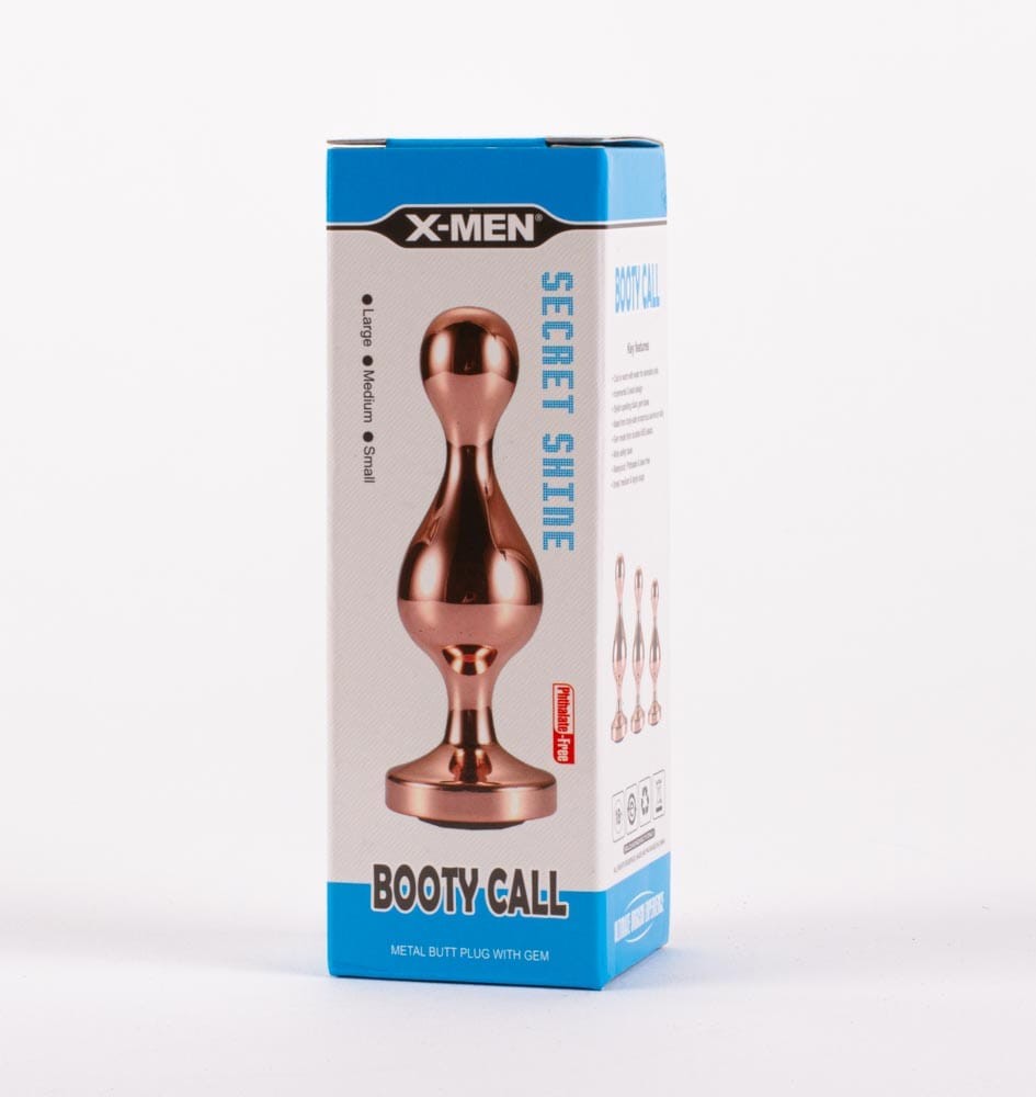 Korek analny Secret Shine Booty Call 11cm X-MEN — zdjęcie 5