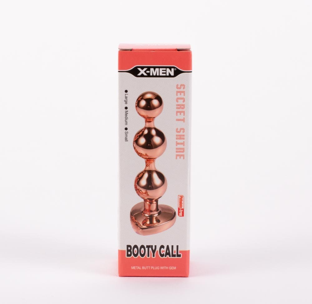 Korek analny Secret Shine Booty Call 12cm X-MEN — zdjęcie 3