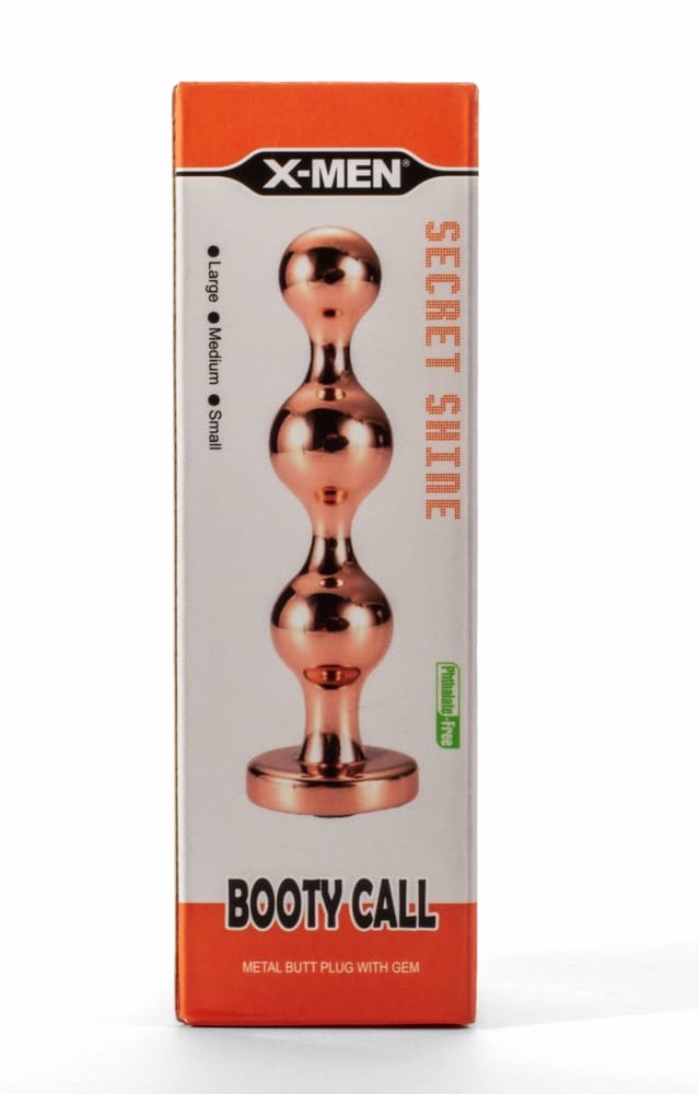 Korek analny Secret Shine Booty Call 11,7 cm X-MEN — zdjęcie 3